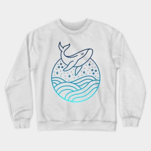 Jumping Whale Crewneck Sweatshirt